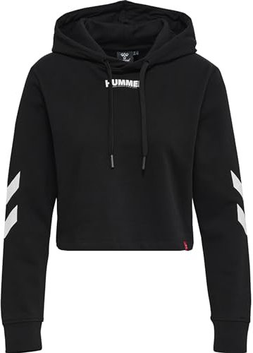 hummel hmlLEGACY Cropped Hoody Damen schwarz, L Damen