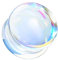 Beyoutifulthings Ohr-Plug Changierend Glas Piercing Schmuck Tunnel 12mm Double Flared Sattel-Verschluss Clear Bunt
