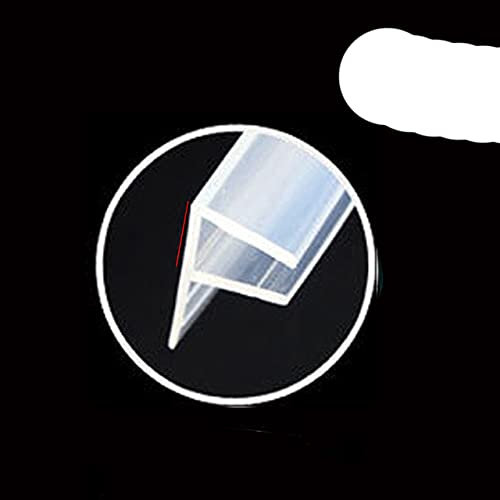 Transparente Dichtungsstreifen Bad Duschwand Tür 4 bis 12 mm Dichtungslücke Fenstertür Dichtungsstreifen Dichtungsstreifen Haushaltszubehör-1M F Form 10mm