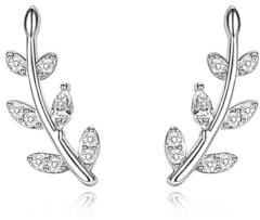 Reffeer 925 Sterling Silber Blatt-Ohrstecker für Damen, kleine Ohrstecker (A-Silver)