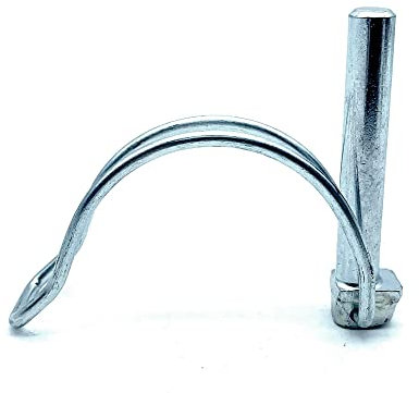 DOJA Barcelona | Klappsplinte | Splint 6x40mm | Pack 25 | Rohrklappsplinte mit Rastverschluss | Steckbolzen Splinte Sortiment | Sicherungssplint, Sicherungsbolzen, Sicherungsstift, Bolzen Sicherung