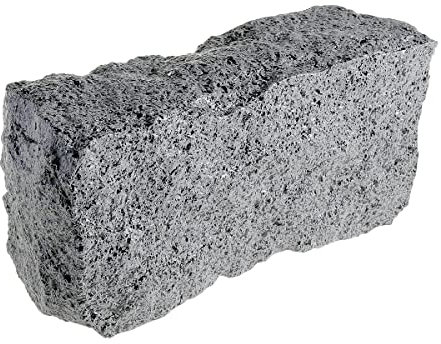 Granitstein Natur Naturdeko Steindeko Deko-Pflasterstein Granitstein 30 x 12 cm