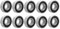 10 Stück 6202 2rs Gummi, 6202 2rs Doppelt Abgedichtete Rillenkugellager aus Stahl 15x35x11mm