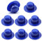 6 Pezzi Tappo per Tappo per Piscina, Tappi per Muro di Ricambio per Piscina Filtro per Piscina Tappo per Tappo per Filtro Compatibile con Intex e Bestway (Blu, Corto)