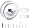 Stendibiancheria Estensibile in Acciaio Inox 304, Stendibiancheria Retrattile, Adatto per Camere, Balconi, Stendibiancheria Retrattile