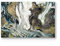 DEQORI Schneidebrett aus Glas | groß 30x20 cm | Motiv Flüssiger Marmoreffekt | Design Schneideplatte für Küche | Frühstücksbrett antibakteriell & rutschfest | Glasplatte & Servierplatte