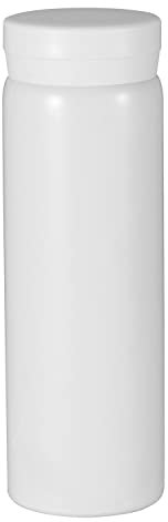 Small Flask, Cute Water Bottle, Vacuum Insulated Flask for Hot & Cold Drink, Keep 12H Hot & 6H Cold (White, 280ml)
