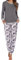 Ekouaer Pyjama Femme Ensemble Pyjama Femme avec T-Shirt à Manches Longues et Pantalon Long