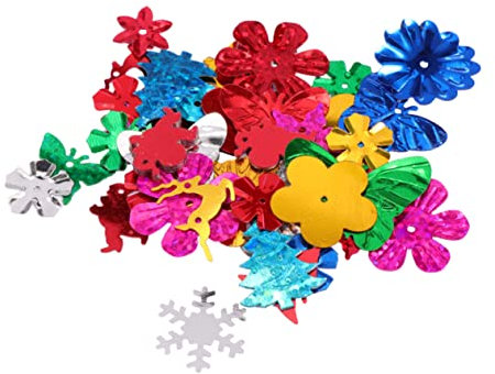 Abaodam 50 G Beutel Mit Mehrfarbigen Glitzer-pailletten Konfetti-pailletten Glitzer-edelsteinen Zum Basteln