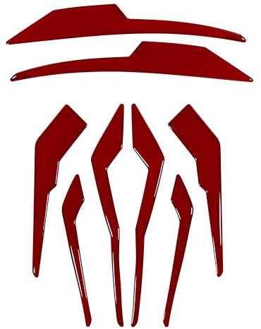 Tankpad Grafikkit Frontmaske Schutzblech Sitzbank kompatibel für Kawasaki Z900 rot X550192