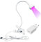ASENTER 5W Lampe à Ongles UV Gel pose Capsules Americaine, pour Colles Vernis à Ongles en Gel, Mini Lampes de séchage pour le Durcissement de la Résine Utraviolette avec Clip Blanc