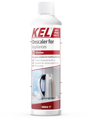 KEL - Descaler for Appliances, Kettle Descaler, Coffee Machine & Washing Machine Cleaner, Effective Limescale Remover - 500ml