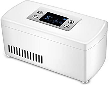 Scatola refrigerata con Dispositivo di Raffreddamento per insulina, Mini Frigorifero per medicinali, Piccolo Frigorifero, Frigorifero Portatile per farmaci, Frigorifero per farmaci