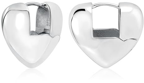 Creolen Gold Kleine Ohrringe Klobig Damen, Silber 925 Creolen Klobig Gold Ohrringe Oval, 17K Gold Knorpel Huggie Creolen Klobig Leicht Breit Chunky Creolen Oval Gold Ohrringe Kleine Damen