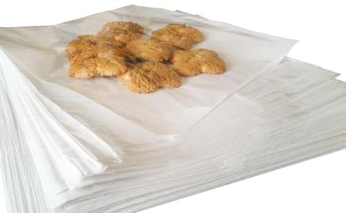 100 White Film Front Bags - Cellophane Clear Window Sandwich Food And Pastry Paper Bags (8.5 x 8.5 Inch)