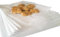 100 White Film Front Bags - Cellophane Clear Window Sandwich Food And Pastry Paper Bags (8.5 x 8.5 Inch)
