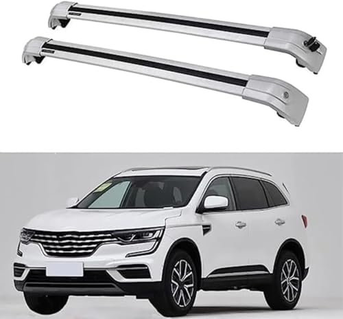 ZanLIn Auto Dachgepäckträger für Renault Koleos 2016-2020, Dachträger-Querstangen Relingträger Querträger Lastenträger GepäCktransport Zubehör