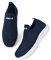 P&L ITALY COLLECTION Zapatillas Deportivas Sin Cordones Slip-On Mujer Comodas y Ligeras para Correr Trabajar Andar Pasear Casual Sneakers Navy37