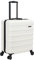 Cabin Max Anode 56x45x25 cm Carry On Hand Luggage Suitcase - Lightweight, Hard Shell, 4 Wheels, Combination Lock Suitable for Jet 2, BA, Easyjet (56L White, 56 x 45 x 25 cm)
