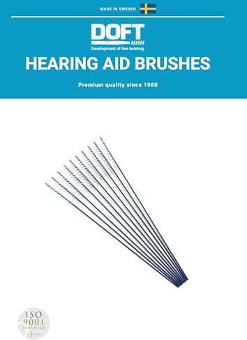 Cepillo de limpieza para audífonos, 10 piezas