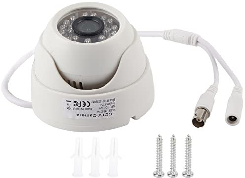 Segrehy 2MP Security Camera Außen-Dome-Überwachungskamera, 3.6mm Linse, 20-30m IR-Nachtsicht, ABS Wasserdicht, AHD/TVI/CVI/CVBS, für Haus/Geschäft/Garage