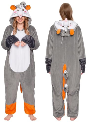 OLAOLA Einteiler für Erwachsene, Halloween-Kostüm, Unisex, Cosplay, einteiliger Schlafanzug