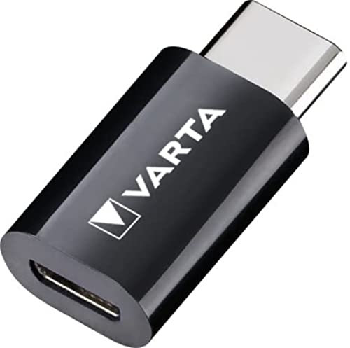 VARTA Cavo di Ricarica e Dati Adattatore da Micro USB a USB di Tipo C (Adatto a Tutti i Dispositivi compatibili con USB di Tipo C Quali Apple MacBook 12 (2015, PRO, Samsung Galaxy, Huawei P9 etc.)