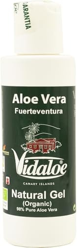 Vidaloe Natural Gel (organic) 98% 100ml kaltgepresst von Fuerteventura