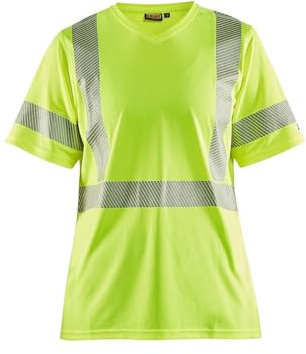 Blakläder 333610133300XXL Damen Warnschutz-T-Shirt Größe XXL in gelb