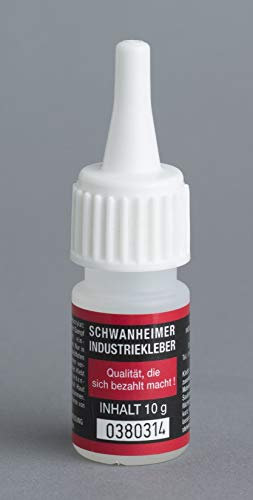 SCHWANHEIMER Industriekleber Nr. 100 – 10 g – Verbindet mit- und untereinander dauerhaft Materialien (wie METALL, Holz, Gummi, Stein etc.) – Kann auch im MODELLBAU eingesetzt werden – C345649