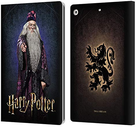 Head Case Designs Licenciado Oficialmente Harry Potter Albus Dumbledore Chamber of Secrets IV Carcasa de Cuero Tipo Libro Compatible con Apple iPad 10.2 2019/2020/2021