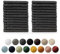 Blumtal Premium Frottier Gästehandtücher Set 24 teilig 100% Baumwolle - Oeko-TEX zertifiziertes Gästehandtuch 24x (30x30 cm) - Ultra saugstarkes Gästetücher Set waschbar °60 - Handtücher Anthrazit