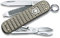 VICTORINOX Taschenmesser Classic Precious Alox, 5 Funktionen, Multitool mit Schere, Schraubendreher, Schlüsselanhänger, inkl. Geschenkbox, Infinite Gray