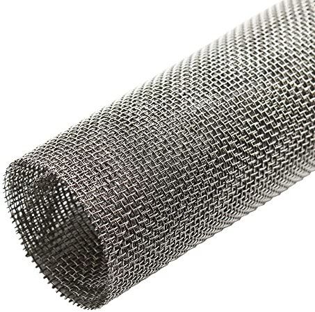 Woven Wire Mesh Roll 10 Mesh 30X60cm Size 2mm Hole 0.56mm Wire Diameter Stainless Steel 304L UK Made