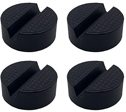 Jack Pad, for Car Lifting Platforms, Trolley Jack, 4 Pack, Black