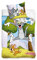 Carbotex Tom und Jerry Disney Tom and Jerry Bettwäsche 135X200 + 80x 80 Baumwolle, Mehrfarbig, Small Single, TJ214004