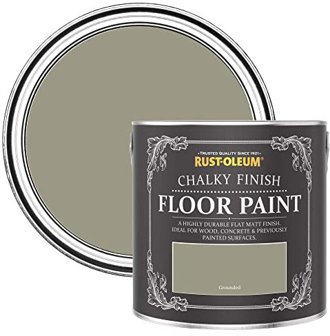 Rust-Oleum Green Scratch-Resistant Floor Paint in Matt Finish - Grounded 2.5L