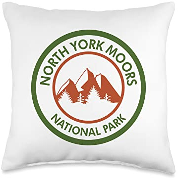 North York Moors National Park Throw Pillow