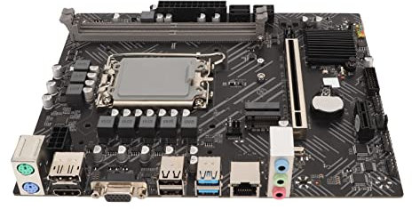 Annadue Für H610 (LGA 1700) Mainboard mit 2X DDR4, PCIe 16X, M.2 Slot, 4xSATA3.0, WLAN, Bluetooth, USB 2.0, USB 3.0, DisplayPort, HDMI, VGA