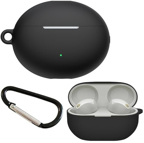 HuiYouMY 1Pcs hülle Compatible with Honor Earbuds X5,hülle silikon stoßfest Compatible with Honor Earbuds X5 schutzhülle handyhülle Tasche case Black