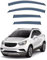 TEDE Regenabweiser Windabweiser für Opel Mokka X 2012-2019,Anklebbare Deflektoren 4 Stück