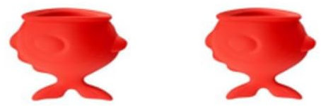 Lot de 2 repulpeurs à lèvres en silicone en forme de poisson - Appareil de beauté élastique pour lèvres complètes - Méthode non invasive - Outil de beauté pour lèvres - Outil de beauté pour bouche