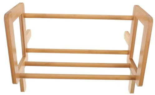 PRETYZOOM Schreibtisch Bücherregal Für Bücher Und Zeitschriften Aufbewahrungsregal Mit Offenem Design Für Schreibtisch Wohnzimmer Organizer Halter Für Büromaterialien Und Bilderrahmen