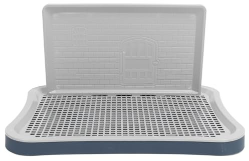 Plateau D'entraînement de Toilette pour Chien, Toilettes pour Chien avec Mur, Plateau de Toilette D'entraînement en Maille pour Chiot pour Animaux de Grande Taille, de Petite et