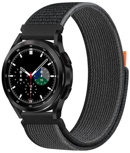 Oumida 22mm Nylon Armband Kompatibel mit Samsung Galaxy Watch 3 45mm / Galaxy Watch 46mm/ Gear S3 Uhrenarmband, Garmin Venu 3 / Venu 2/ Vivoactive 4/ Forerunner 255/Forerunner 255 Music Ersatzarmband