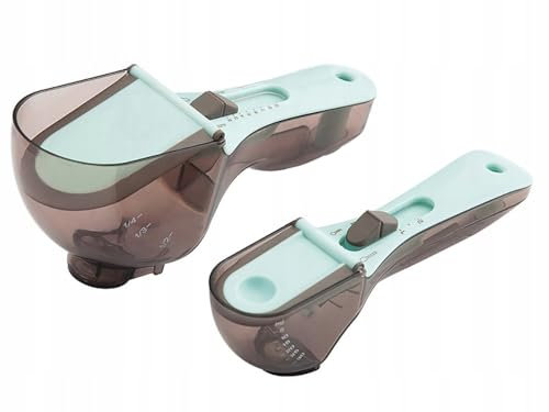 2 Piezas Cucharas Medidoras · Tazas Medidoras de Cocina · Cazo Medidor · Gadget Cocina · Ajustable