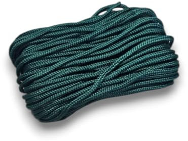 BricoShopping Cuerda para cortinas venecianas, 3 mm, 20 m, resistente a los rayos UV, multiusos, ideal para riel, cortina, trenzas náuticas, jardinería, camping, Scooby-Doo, merceria Scubidu (verde