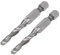 10PCS Pz2 Impact Driver 50mm Magnetic Impact Screwdriver Driver Bits, Alloy Steel Pz2 Pozi-Drive 2 Impact Anti-Rust Polished Screwdriver Drill Duty for Tic Box Tac Dewalt Milwaukee Makita Bosch