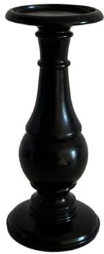 JUNNASALIKER Stilvolle Schwarze Kerzenhalter Minimalistische Designs Die Gegen Verschleiß Resistent Sind