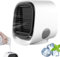 Airabreeze Portable Air Conditioner, Enfriador de Aire Portátil con luz Nocturna LED, Humidificador y Dispensador de Fragancias Portátil (Blanco)